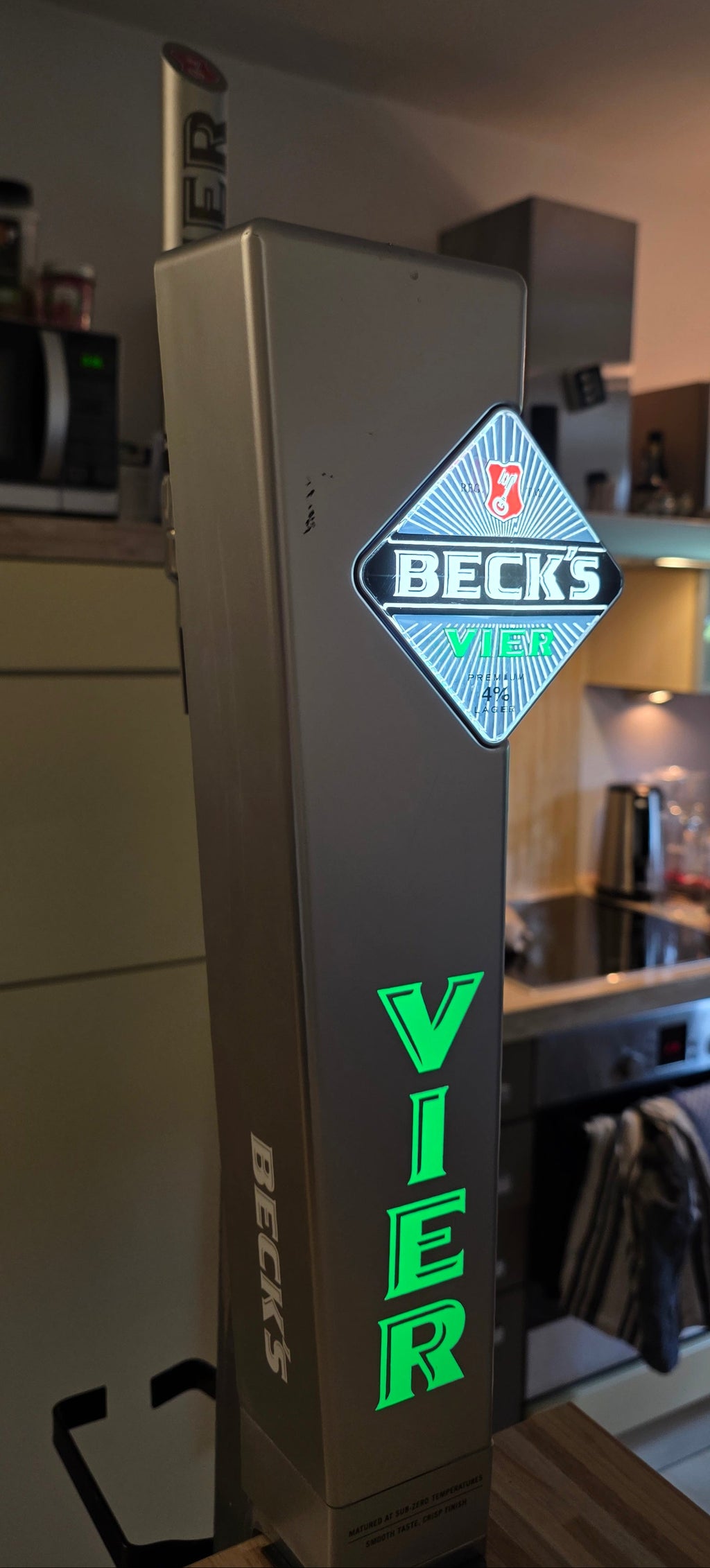 Beck's Vier Zapfhahn aus Irish Pub