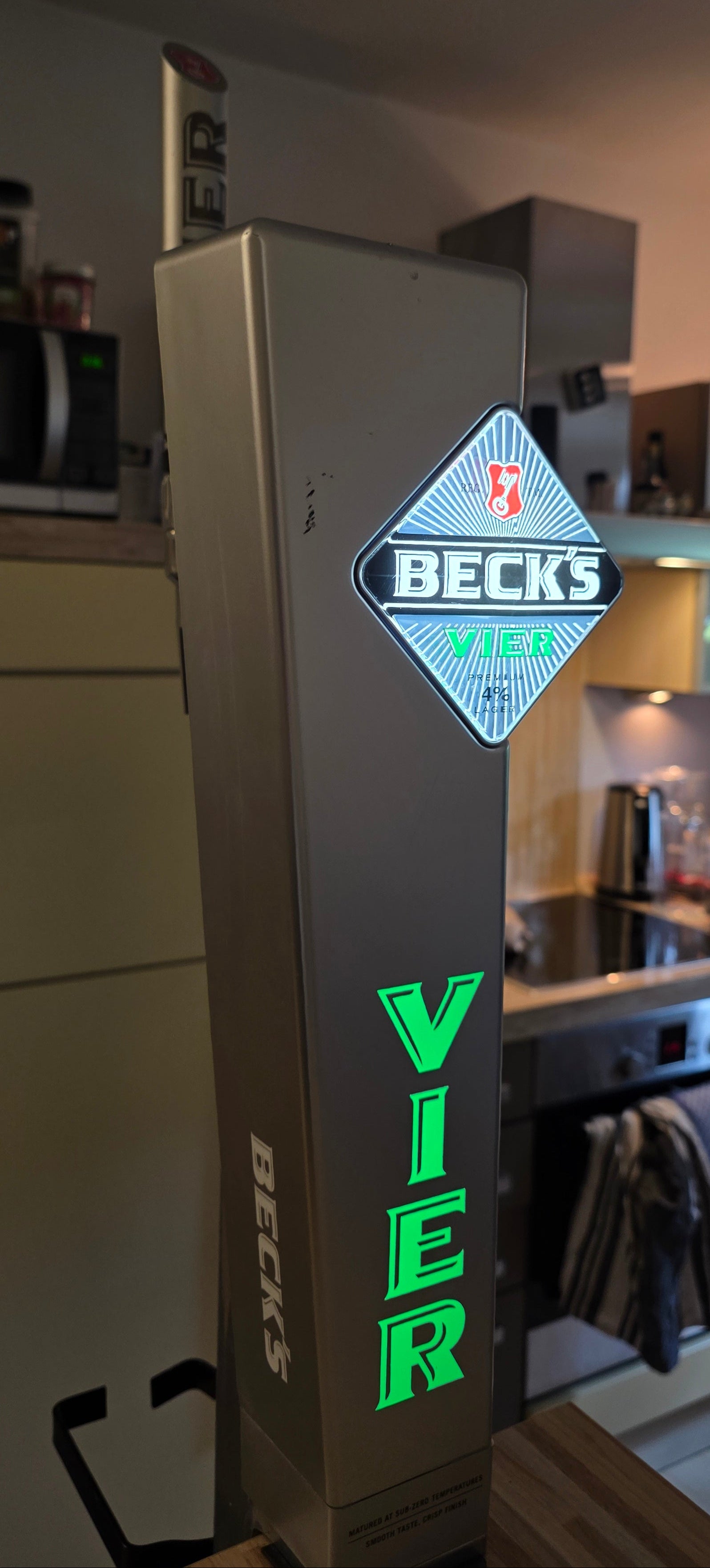 Beck's Vier Zapfhahn aus Irish Pub