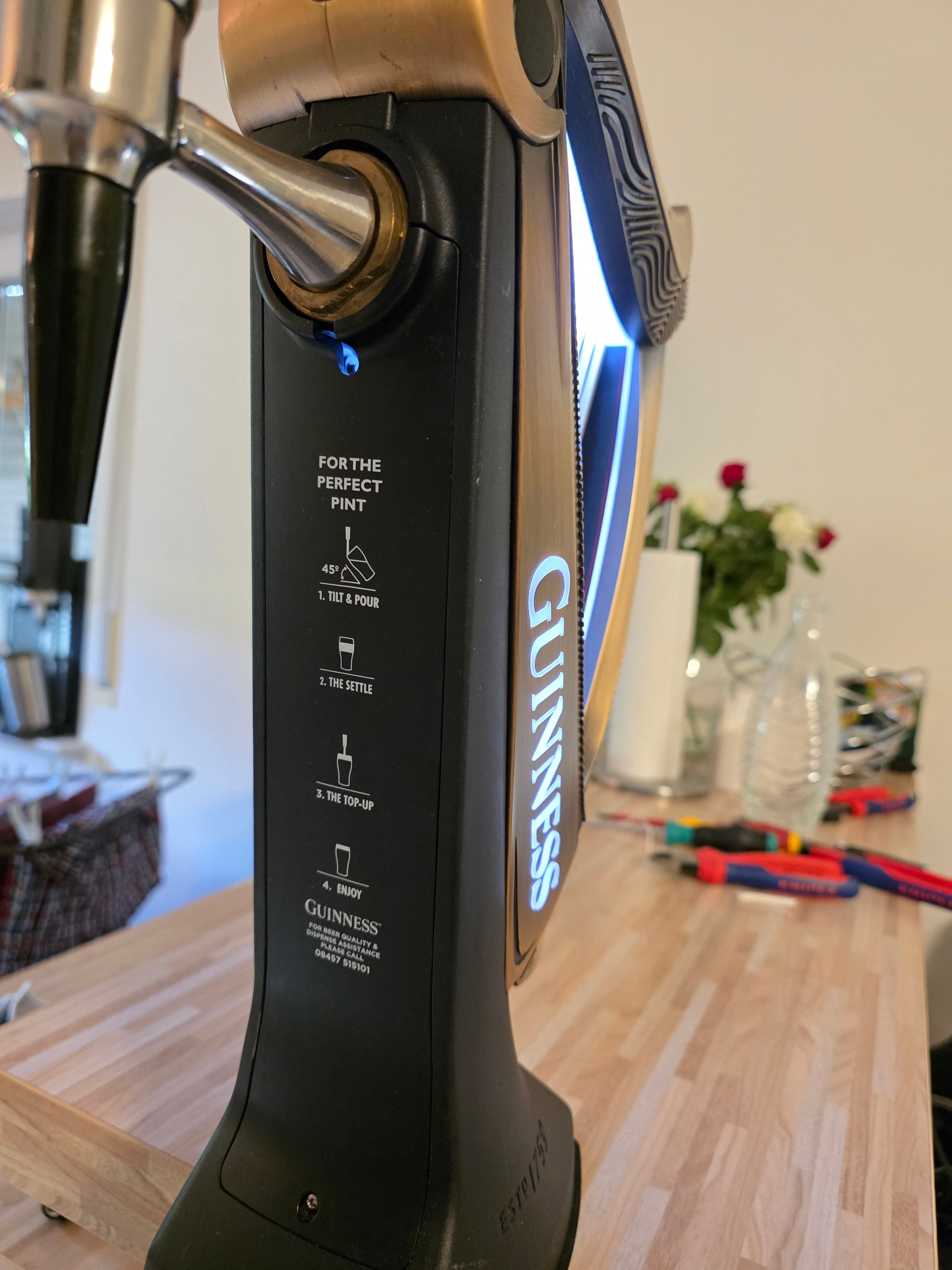 Guinness Harfe Zapfhahn